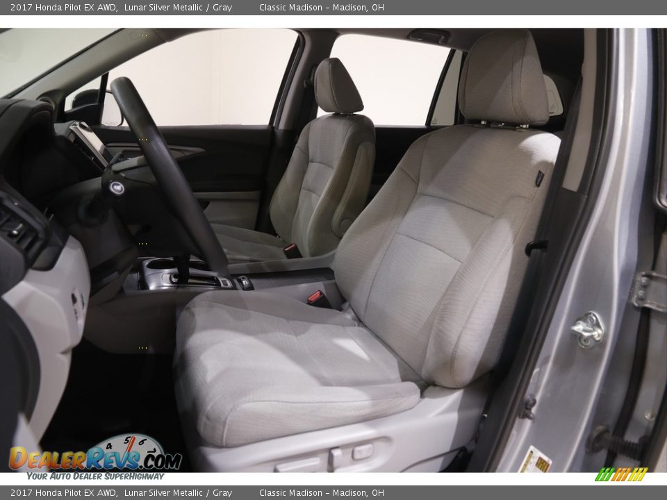 2017 Honda Pilot EX AWD Lunar Silver Metallic / Gray Photo #5