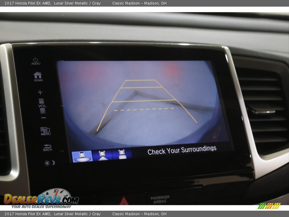 2017 Honda Pilot EX AWD Lunar Silver Metallic / Gray Photo #12