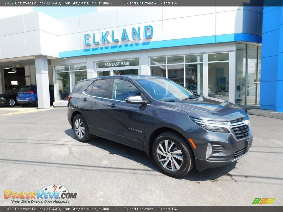 2022 Chevrolet Equinox LT AWD Iron Gray Metallic / Jet Black Photo #1