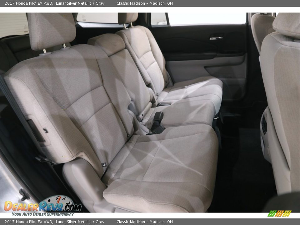 2017 Honda Pilot EX AWD Lunar Silver Metallic / Gray Photo #16
