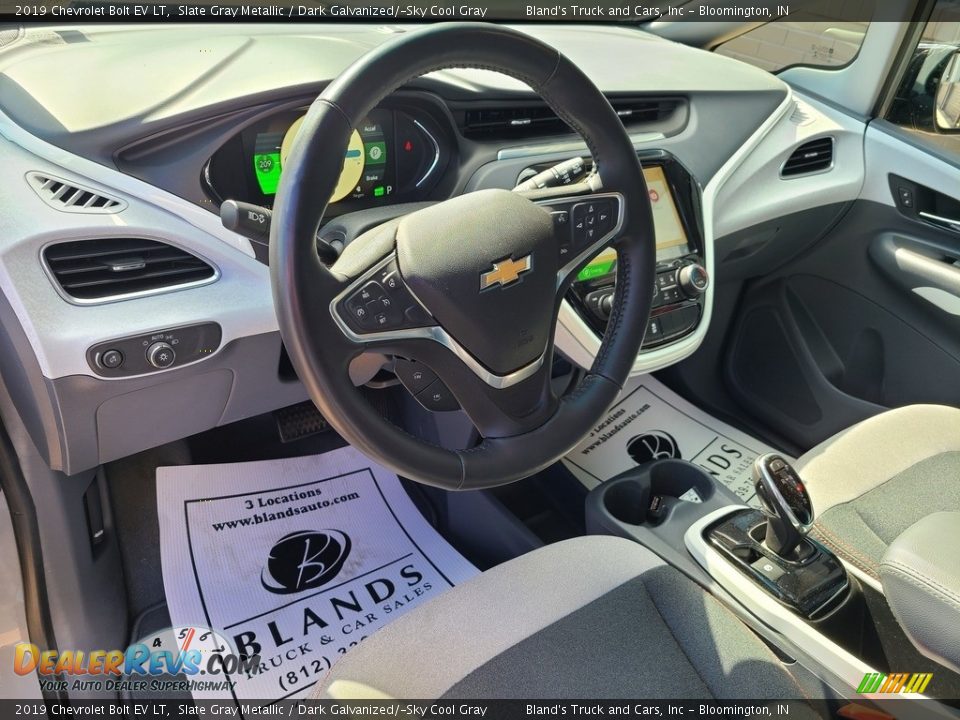 2019 Chevrolet Bolt EV LT Slate Gray Metallic / Dark Galvanized/­Sky Cool Gray Photo #9
