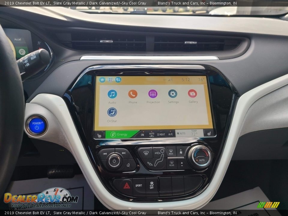 2019 Chevrolet Bolt EV LT Slate Gray Metallic / Dark Galvanized/­Sky Cool Gray Photo #16