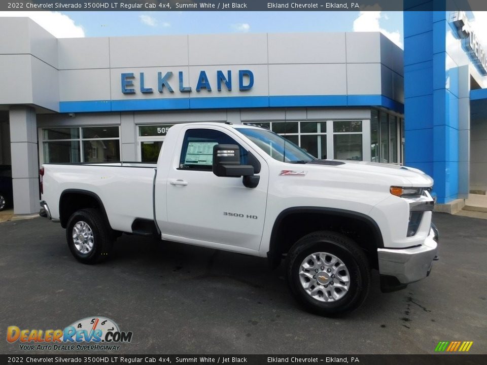 2022 Chevrolet Silverado 3500HD LT Regular Cab 4x4 Summit White / Jet Black Photo #1