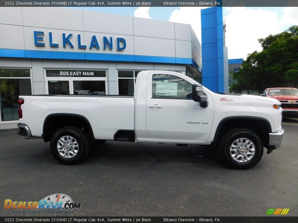 2022 Chevrolet Silverado 3500HD LT Regular Cab 4x4 Summit White / Jet Black Photo #2