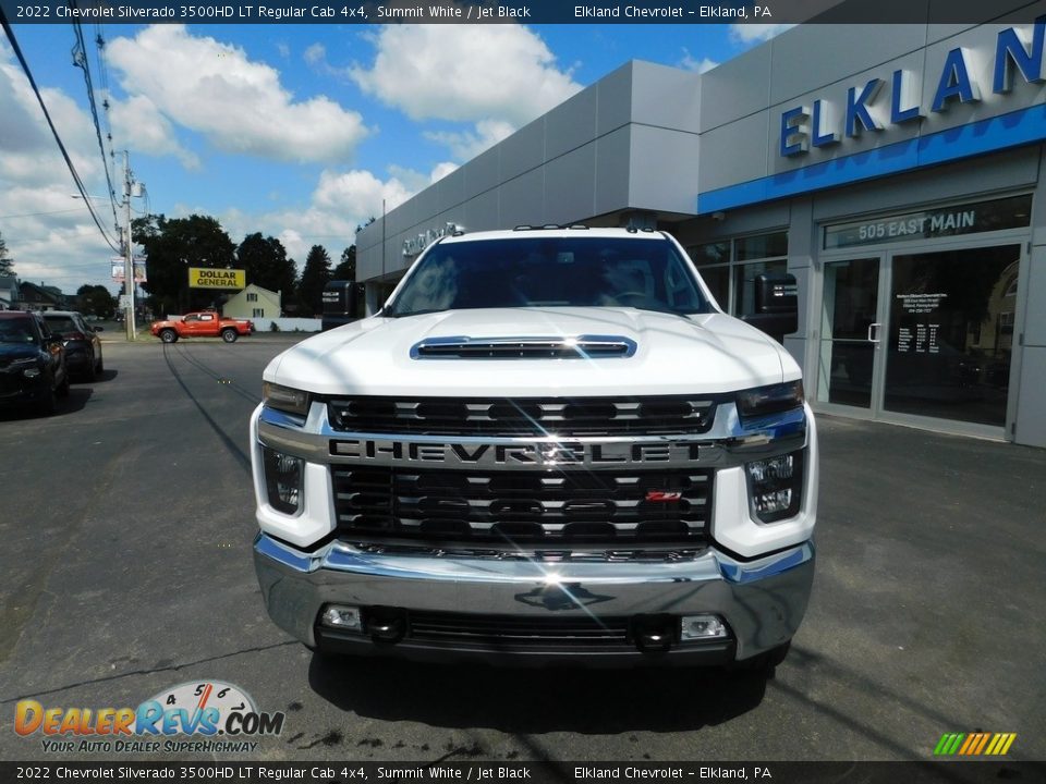 2022 Chevrolet Silverado 3500HD LT Regular Cab 4x4 Summit White / Jet Black Photo #8