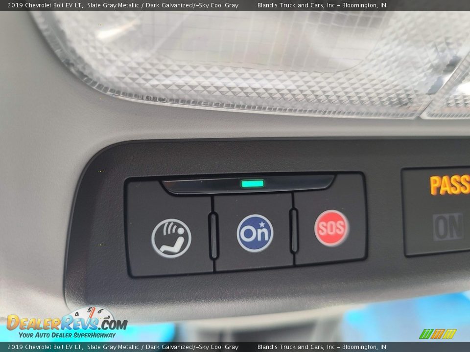 2019 Chevrolet Bolt EV LT Slate Gray Metallic / Dark Galvanized/­Sky Cool Gray Photo #34