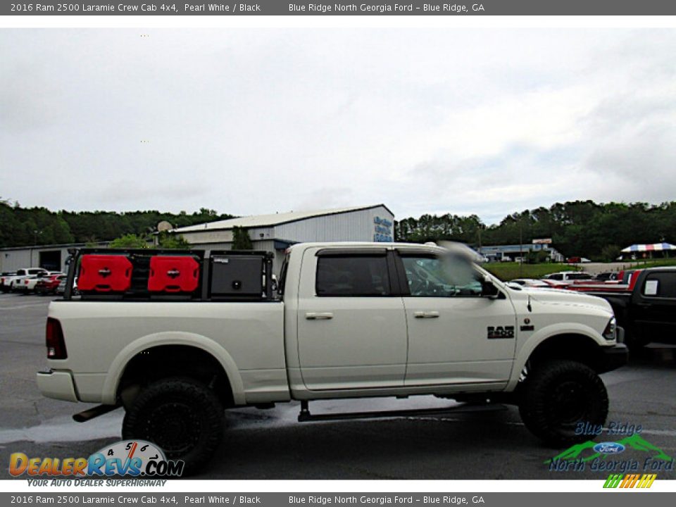 2016 Ram 2500 Laramie Crew Cab 4x4 Pearl White / Black Photo #6