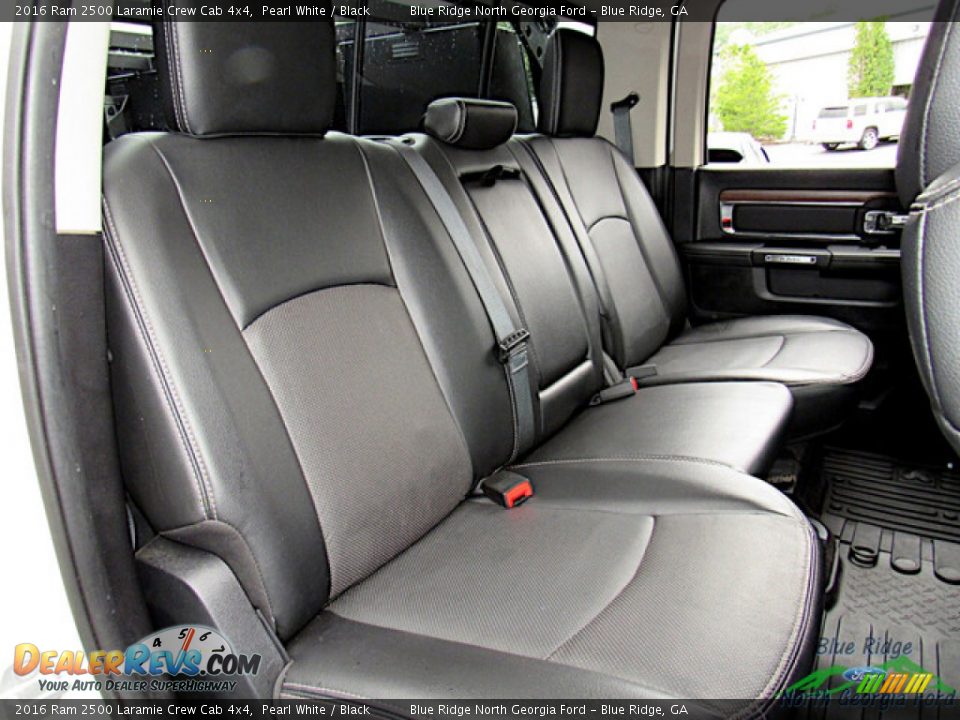 Rear Seat of 2016 Ram 2500 Laramie Crew Cab 4x4 Photo #12