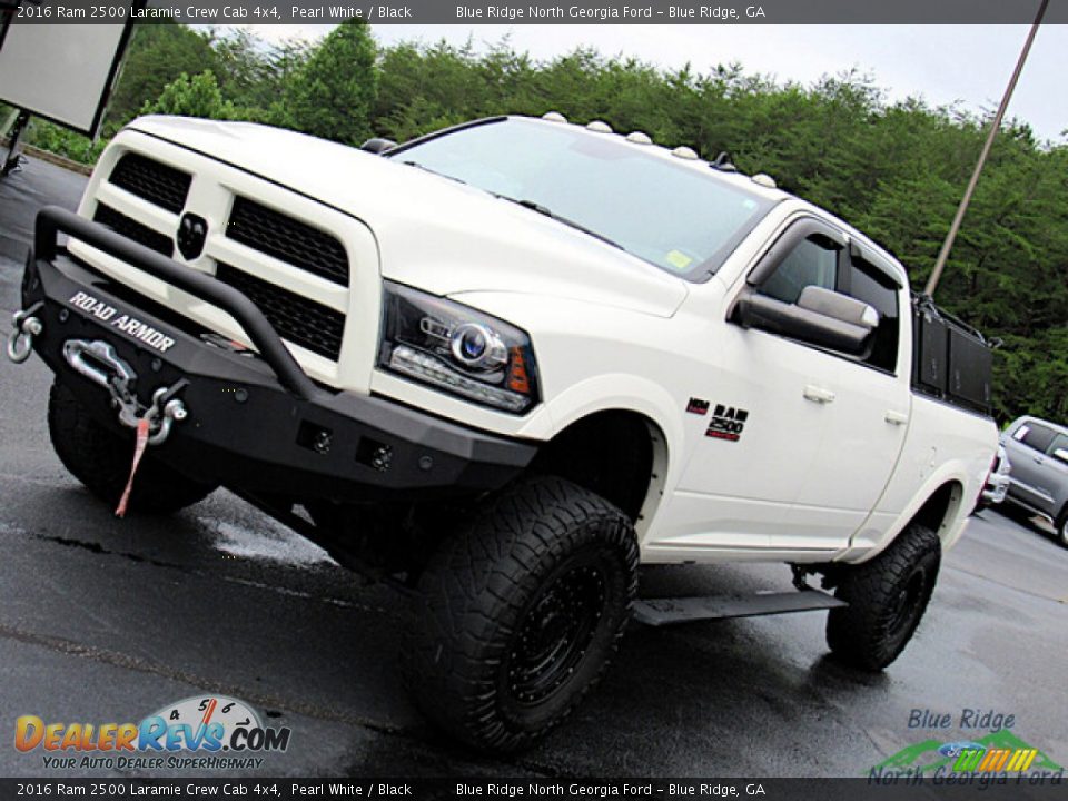 2016 Ram 2500 Laramie Crew Cab 4x4 Pearl White / Black Photo #28