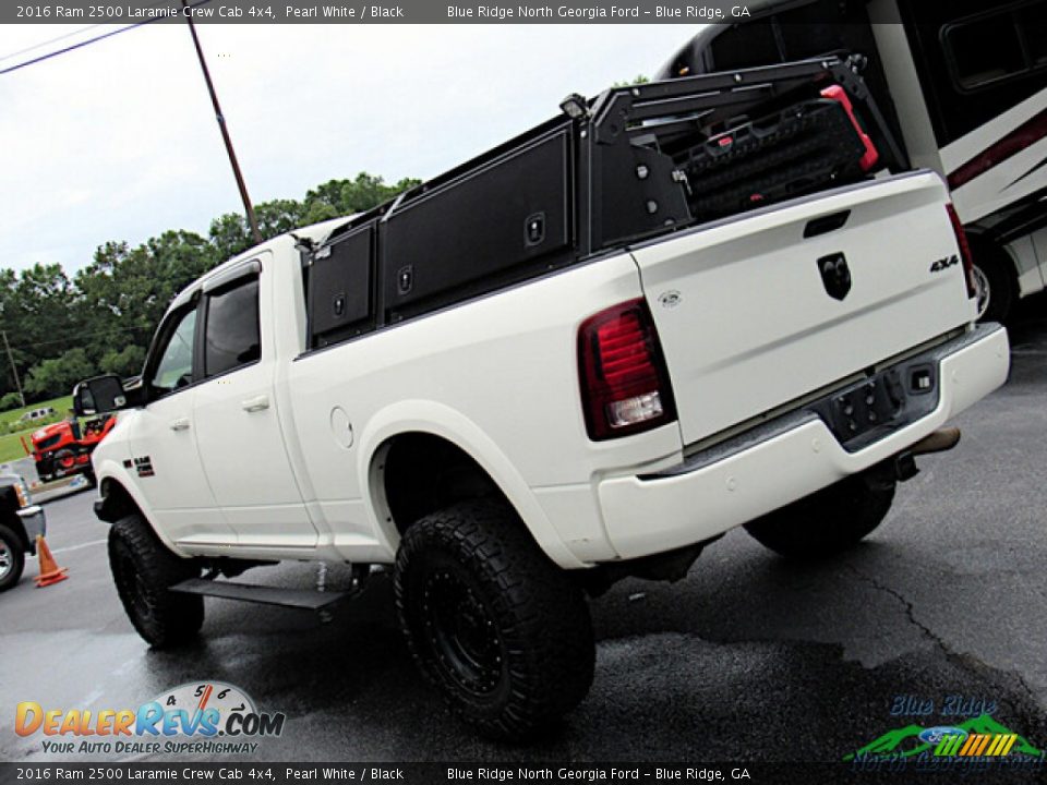 2016 Ram 2500 Laramie Crew Cab 4x4 Pearl White / Black Photo #31