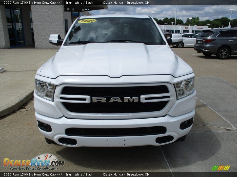 2020 Ram 1500 Big Horn Crew Cab 4x4 Bright White / Black Photo #2