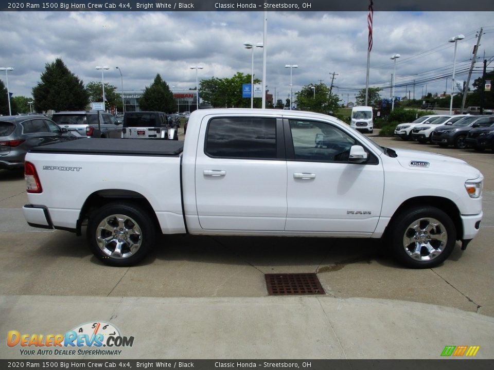 2020 Ram 1500 Big Horn Crew Cab 4x4 Bright White / Black Photo #4