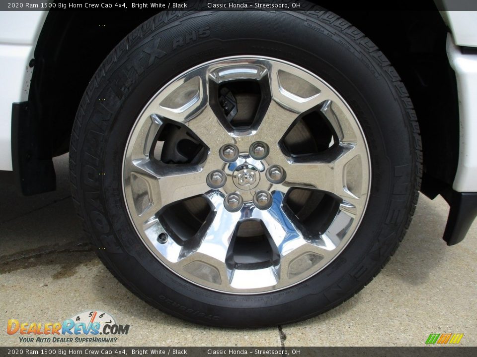 2020 Ram 1500 Big Horn Crew Cab 4x4 Bright White / Black Photo #5