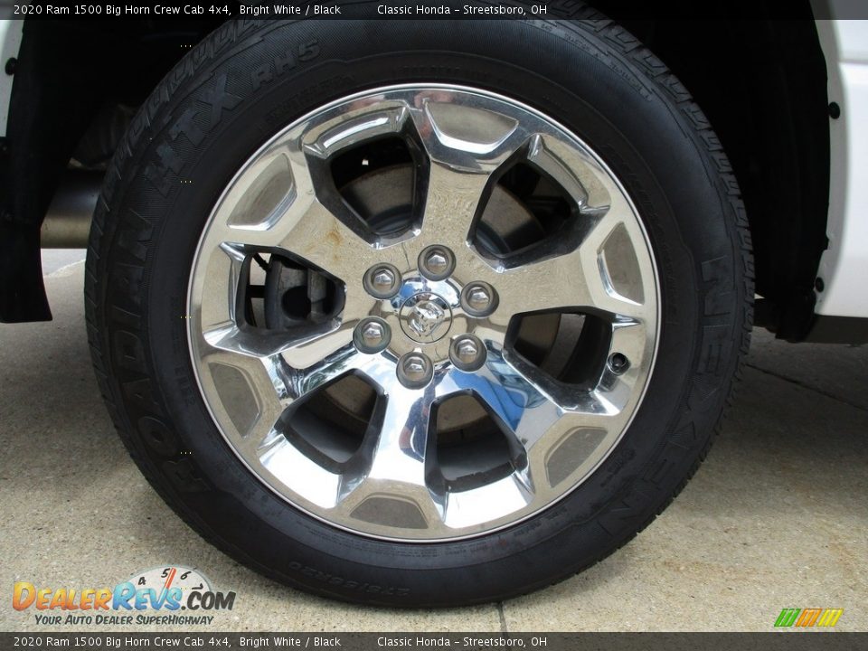 2020 Ram 1500 Big Horn Crew Cab 4x4 Bright White / Black Photo #6