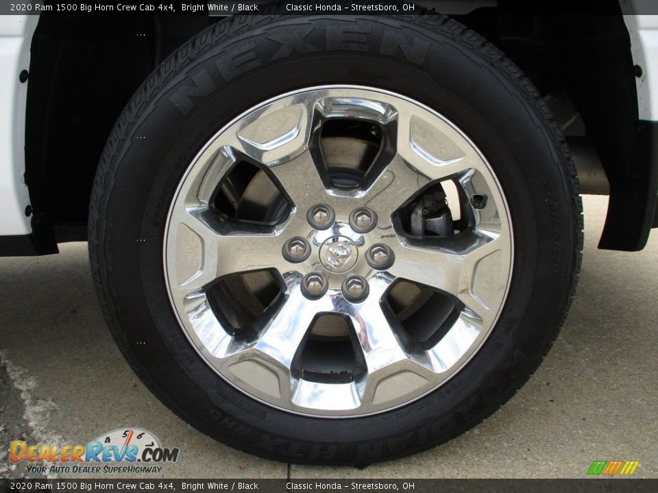 2020 Ram 1500 Big Horn Crew Cab 4x4 Bright White / Black Photo #11
