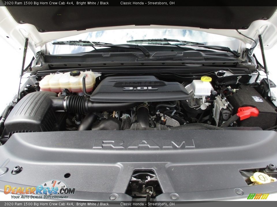 2020 Ram 1500 Big Horn Crew Cab 4x4 Bright White / Black Photo #15