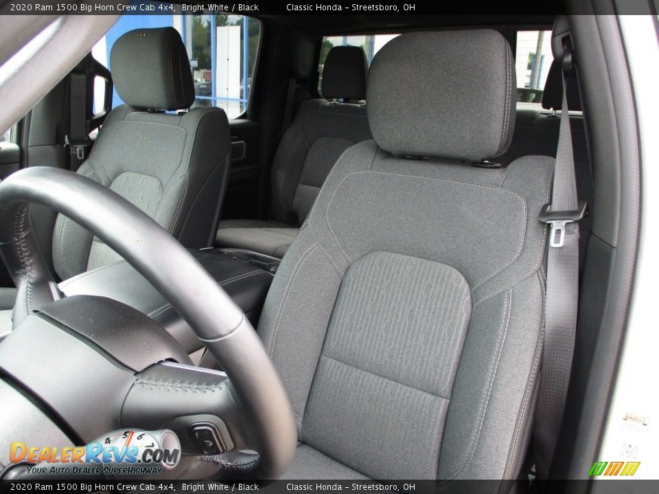 2020 Ram 1500 Big Horn Crew Cab 4x4 Bright White / Black Photo #33