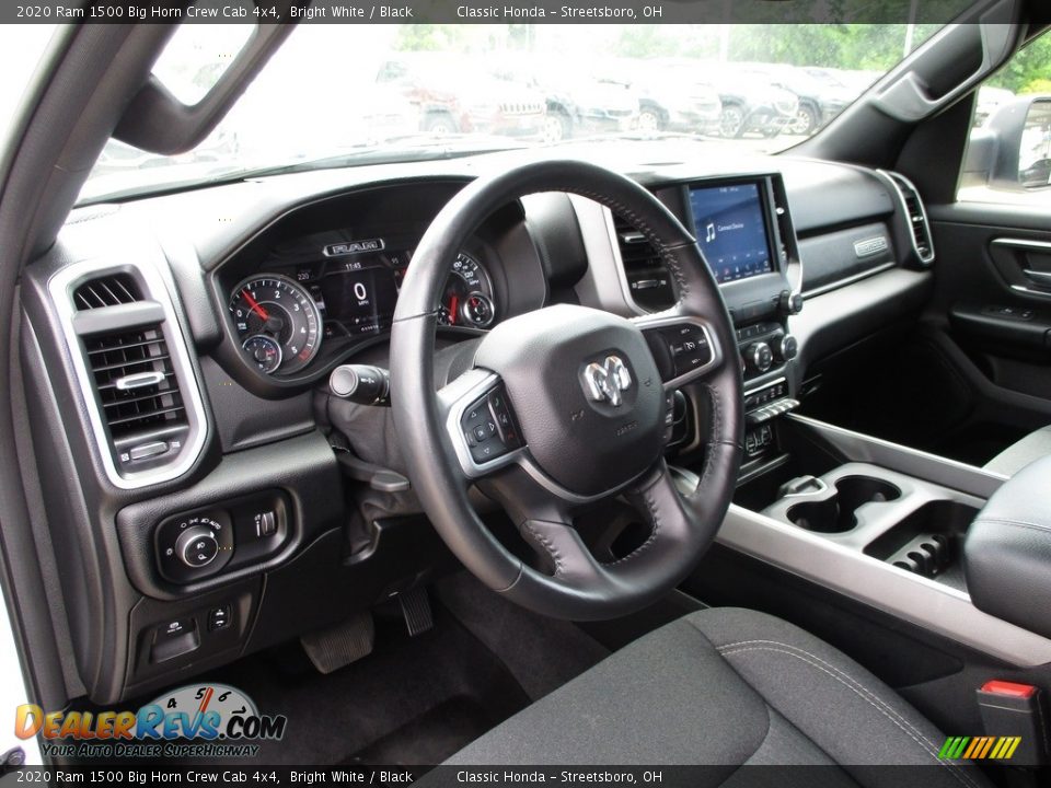 2020 Ram 1500 Big Horn Crew Cab 4x4 Bright White / Black Photo #34