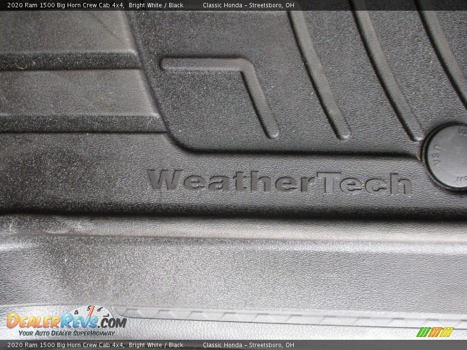 2020 Ram 1500 Big Horn Crew Cab 4x4 Bright White / Black Photo #36