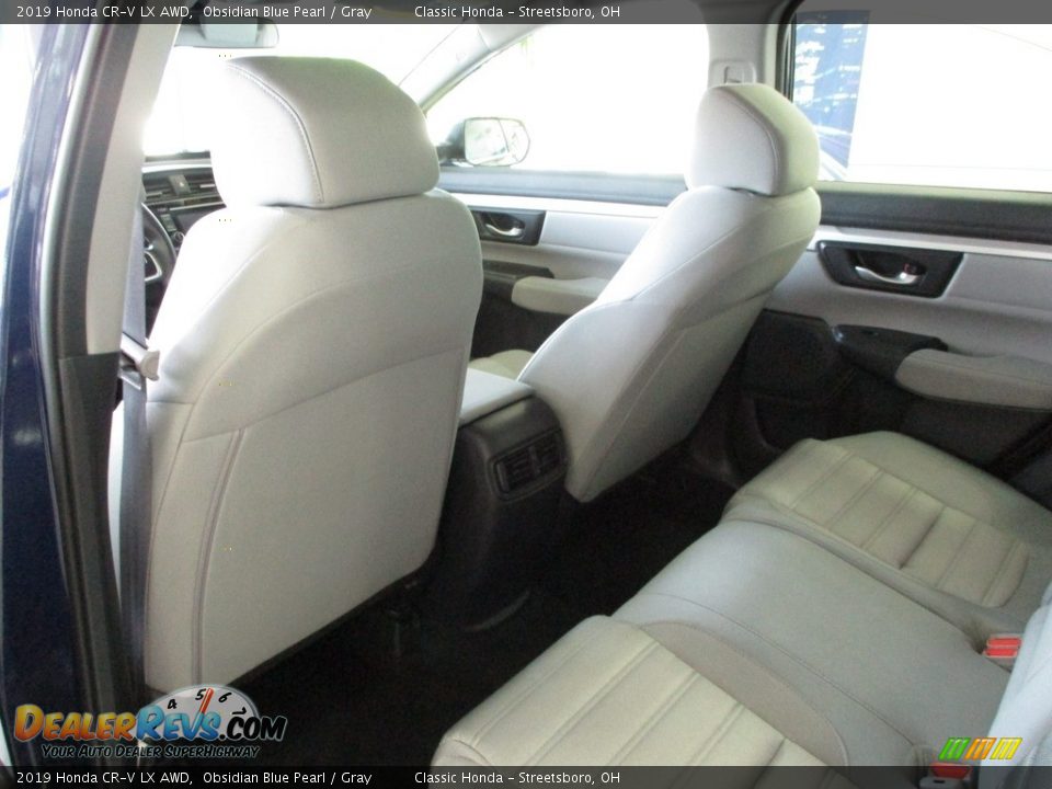 2019 Honda CR-V LX AWD Obsidian Blue Pearl / Gray Photo #23