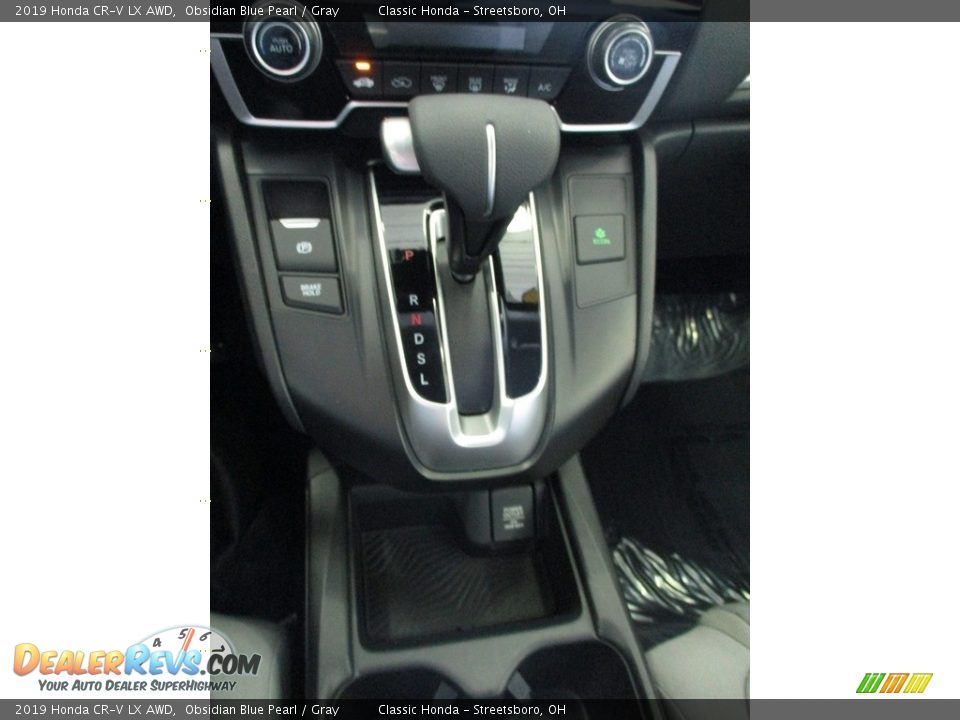 2019 Honda CR-V LX AWD Obsidian Blue Pearl / Gray Photo #32