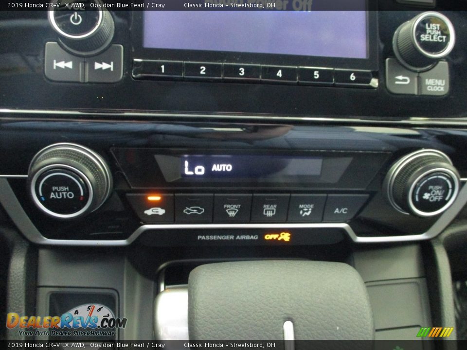 2019 Honda CR-V LX AWD Obsidian Blue Pearl / Gray Photo #33