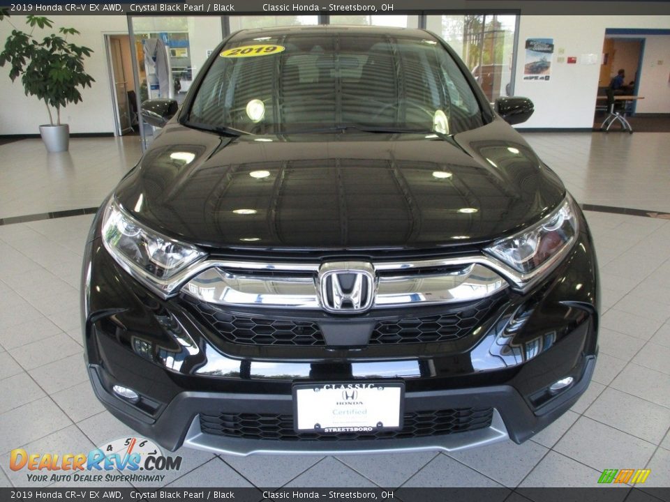 2019 Honda CR-V EX AWD Crystal Black Pearl / Black Photo #2