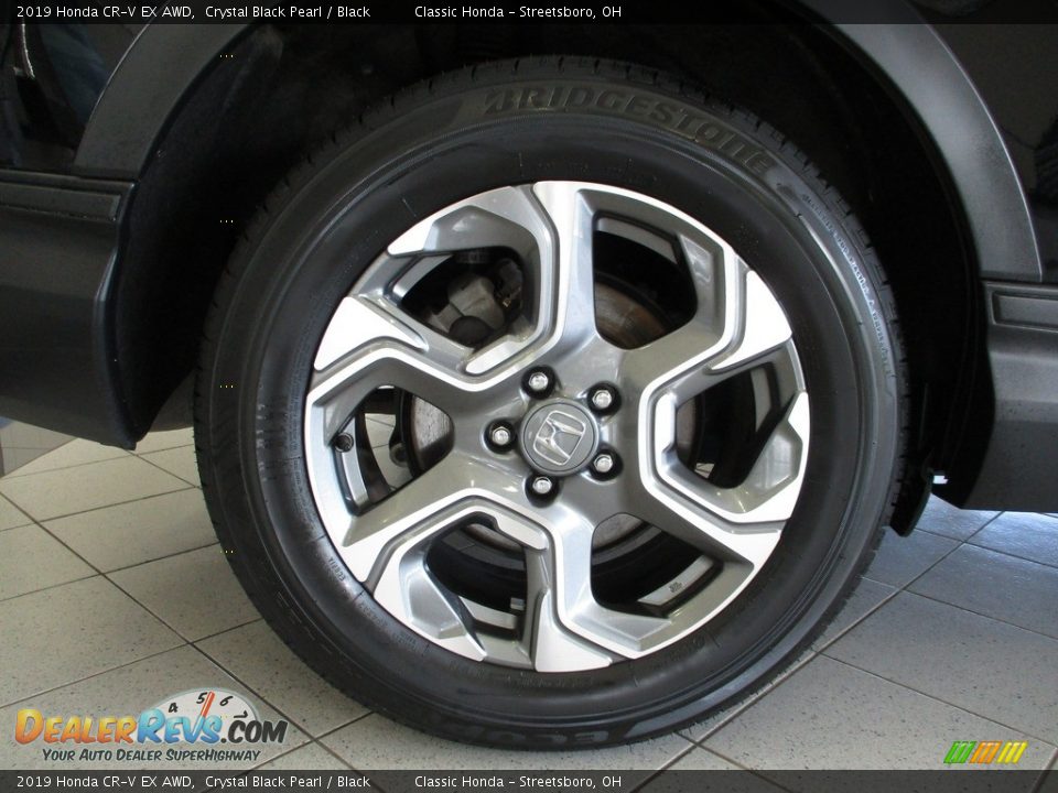 2019 Honda CR-V EX AWD Crystal Black Pearl / Black Photo #6