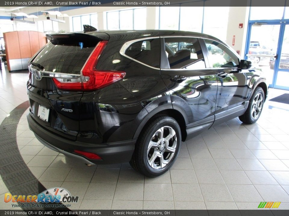 2019 Honda CR-V EX AWD Crystal Black Pearl / Black Photo #7