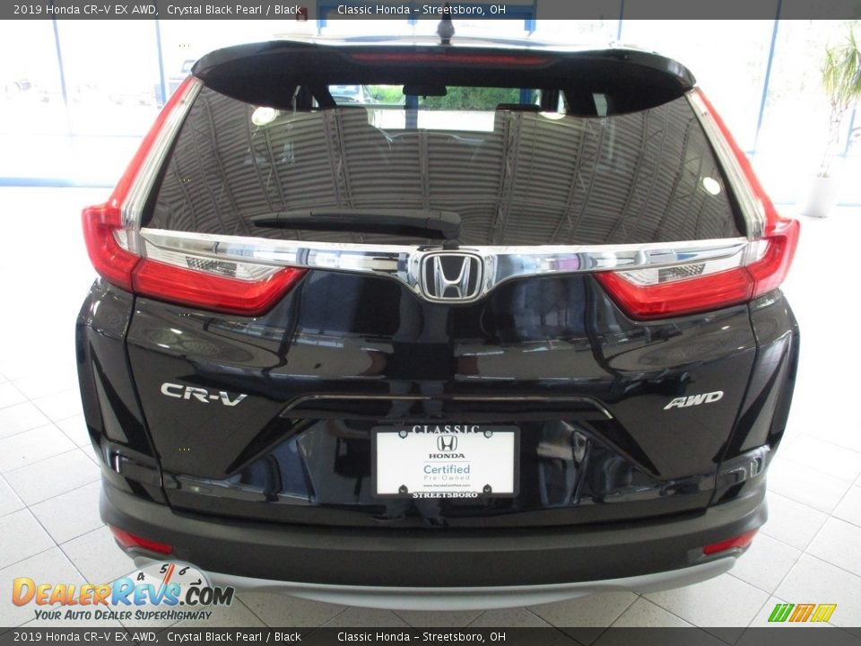 2019 Honda CR-V EX AWD Crystal Black Pearl / Black Photo #8