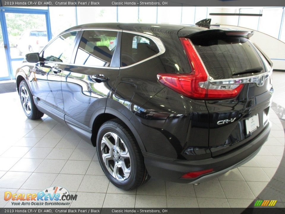 2019 Honda CR-V EX AWD Crystal Black Pearl / Black Photo #9