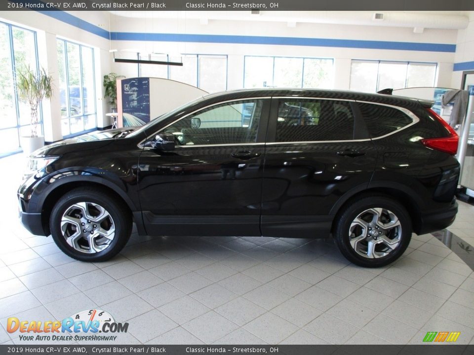 2019 Honda CR-V EX AWD Crystal Black Pearl / Black Photo #10
