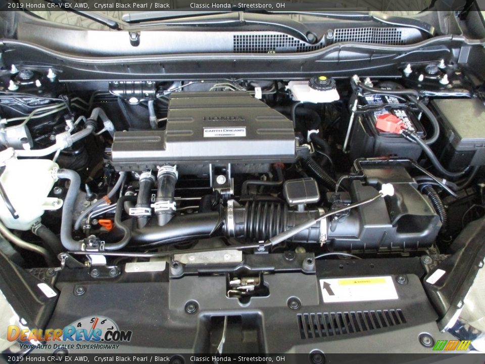 2019 Honda CR-V EX AWD Crystal Black Pearl / Black Photo #16