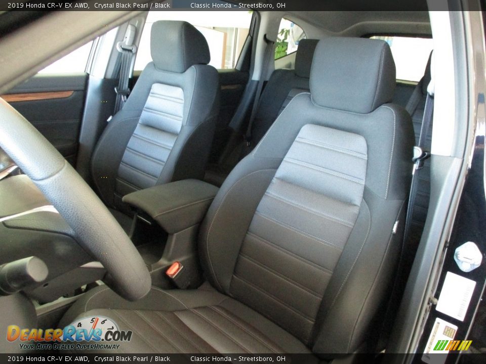 2019 Honda CR-V EX AWD Crystal Black Pearl / Black Photo #30