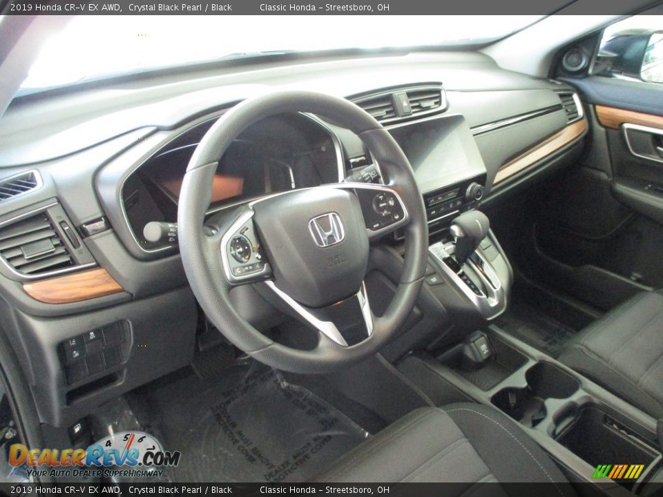 2019 Honda CR-V EX AWD Crystal Black Pearl / Black Photo #31