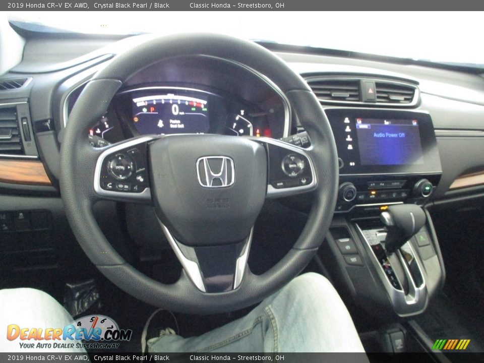 2019 Honda CR-V EX AWD Crystal Black Pearl / Black Photo #35
