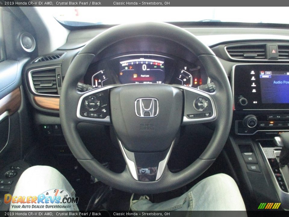 2019 Honda CR-V EX AWD Crystal Black Pearl / Black Photo #36