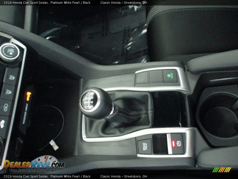 2019 Honda Civic Sport Sedan Platinum White Pearl / Black Photo #33