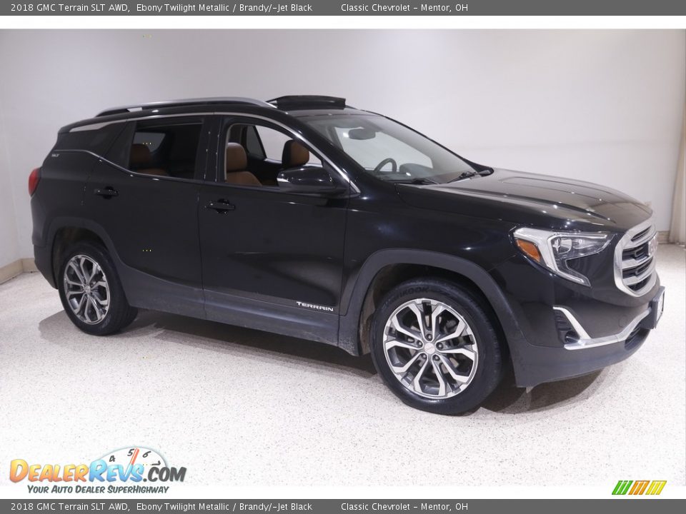 2018 GMC Terrain SLT AWD Ebony Twilight Metallic / Brandy/­Jet Black Photo #1