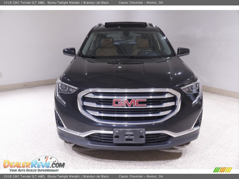 2018 GMC Terrain SLT AWD Ebony Twilight Metallic / Brandy/­Jet Black Photo #2