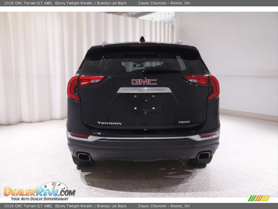 2018 GMC Terrain SLT AWD Ebony Twilight Metallic / Brandy/­Jet Black Photo #18