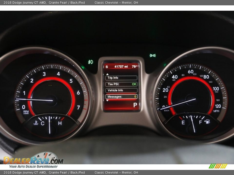 2018 Dodge Journey GT AWD Gauges Photo #8