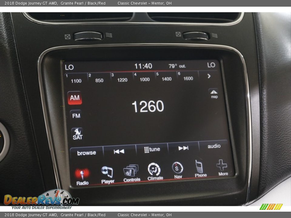 Audio System of 2018 Dodge Journey GT AWD Photo #10