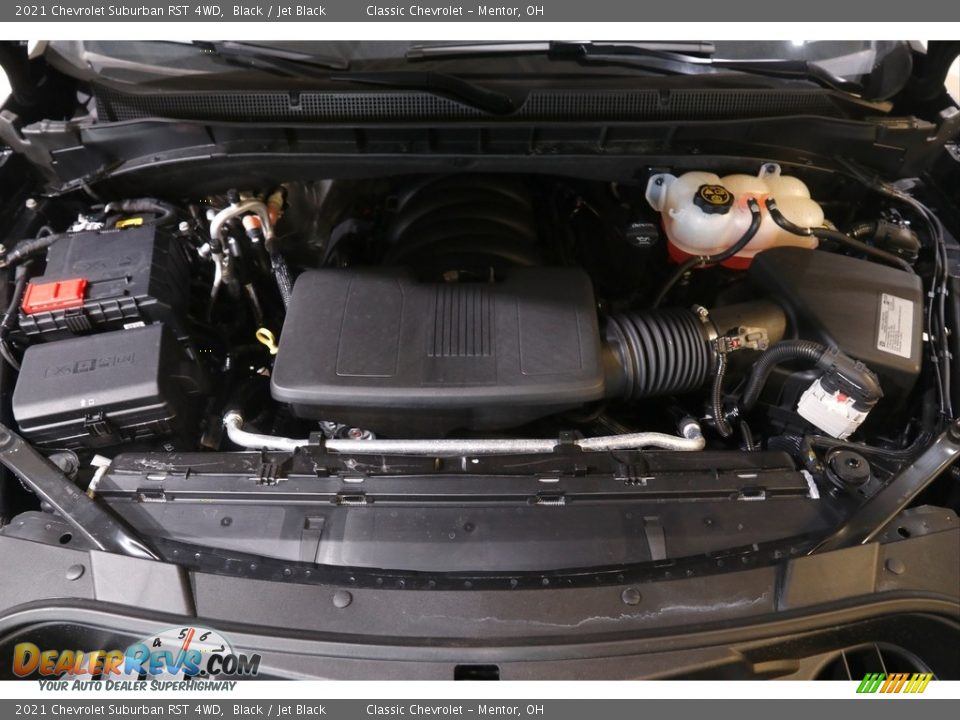 2021 Chevrolet Suburban RST 4WD Black / Jet Black Photo #22