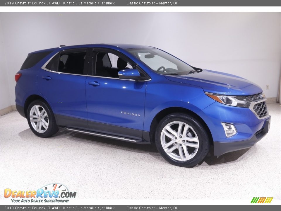 2019 Chevrolet Equinox LT AWD Kinetic Blue Metallic / Jet Black Photo #1