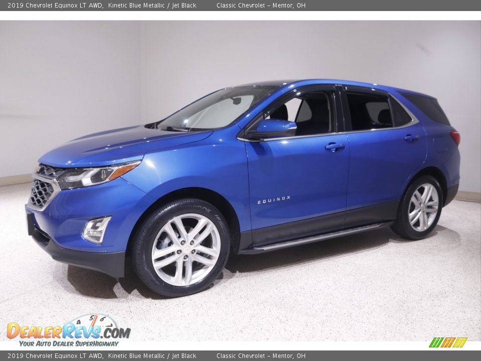 2019 Chevrolet Equinox LT AWD Kinetic Blue Metallic / Jet Black Photo #3