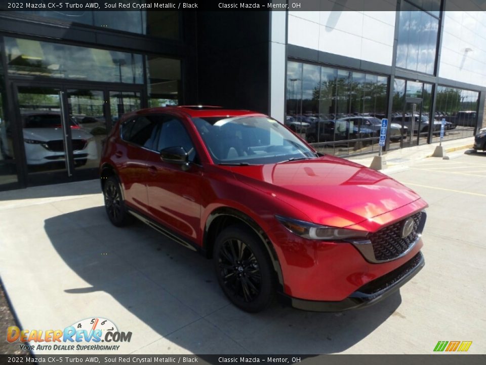 2022 Mazda CX-5 Turbo AWD Soul Red Crystal Metallic / Black Photo #1