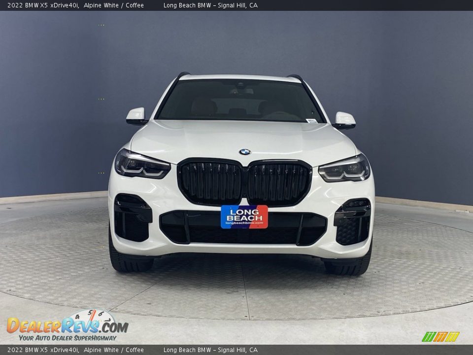 2022 BMW X5 xDrive40i Alpine White / Coffee Photo #2