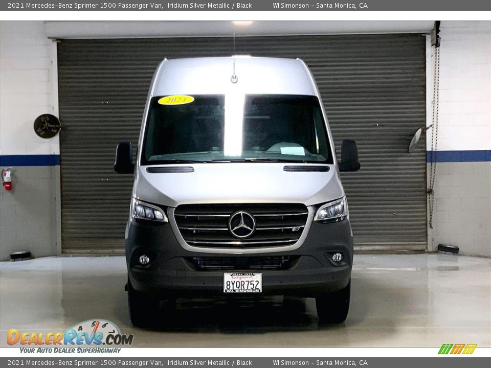 2021 Mercedes-Benz Sprinter 1500 Passenger Van Iridium Silver Metallic / Black Photo #2