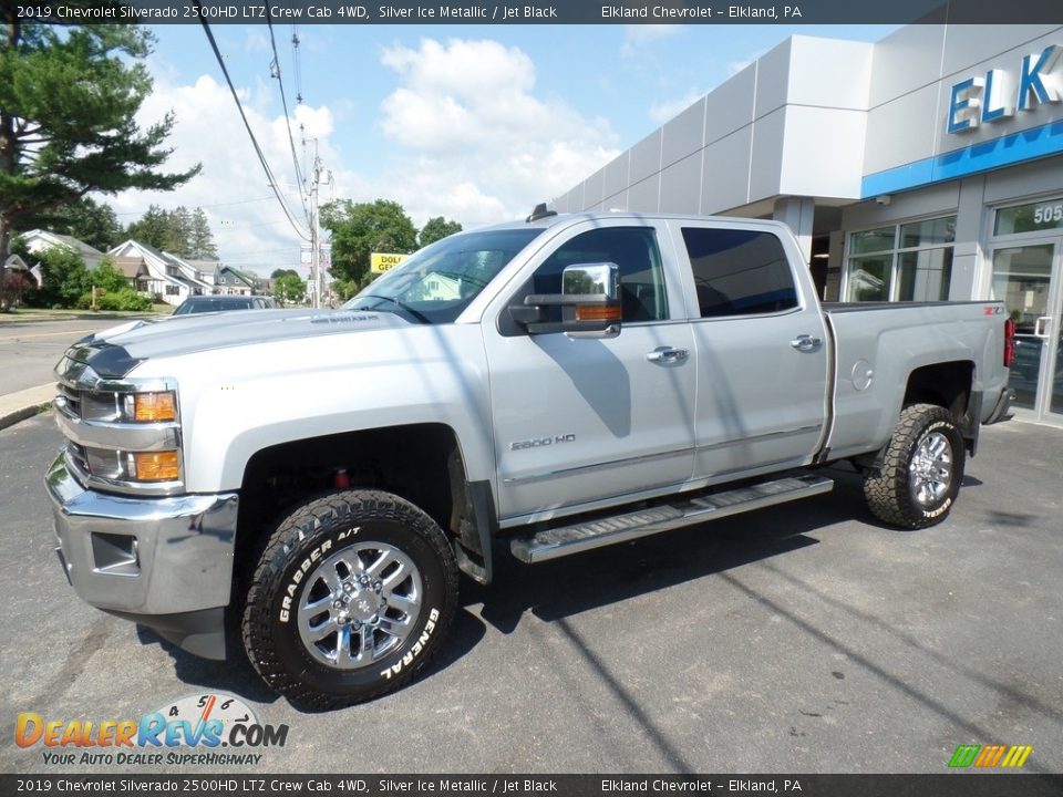 2019 Chevrolet Silverado 2500HD LTZ Crew Cab 4WD Silver Ice Metallic / Jet Black Photo #1